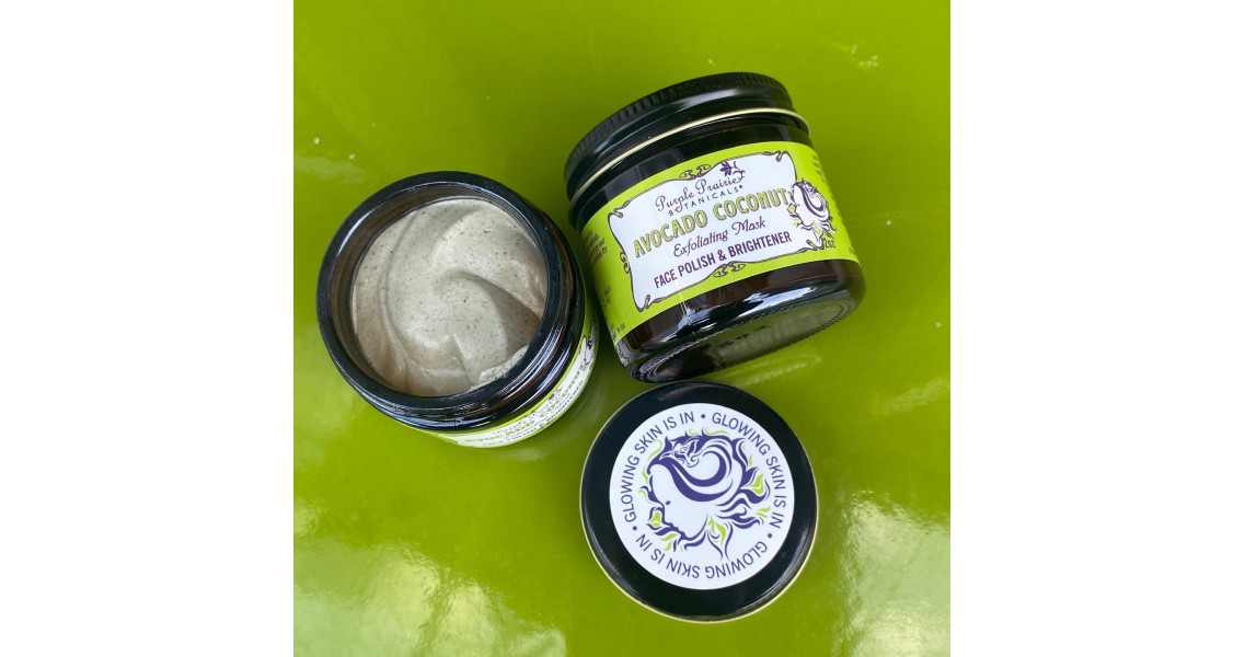 Avocado Coconut Exfoliating Face Mask