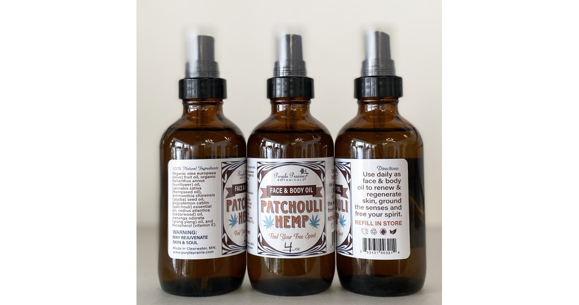 Patchouli Hemp Body & Face Oil