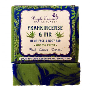 Frankincense & Fir Hemp Face & Body Bar 