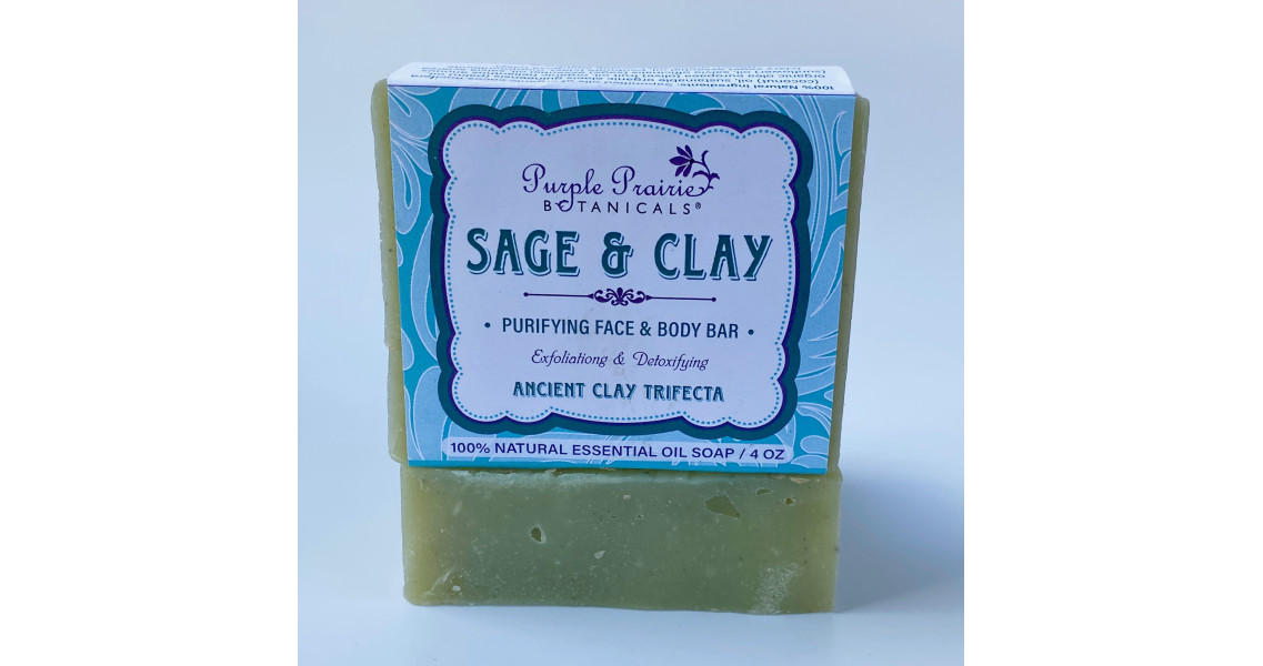 Sage & Clay Face/Body Bar